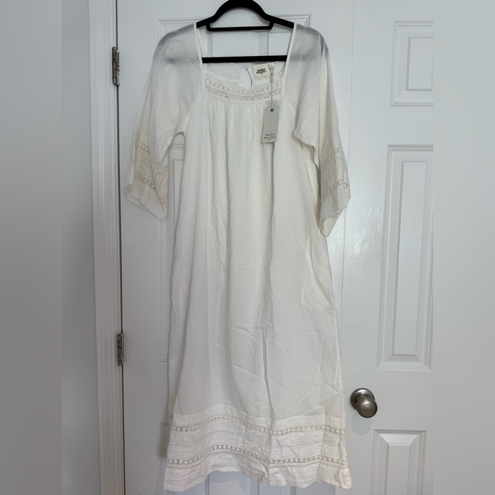 Hartford White Lace Detail Dress